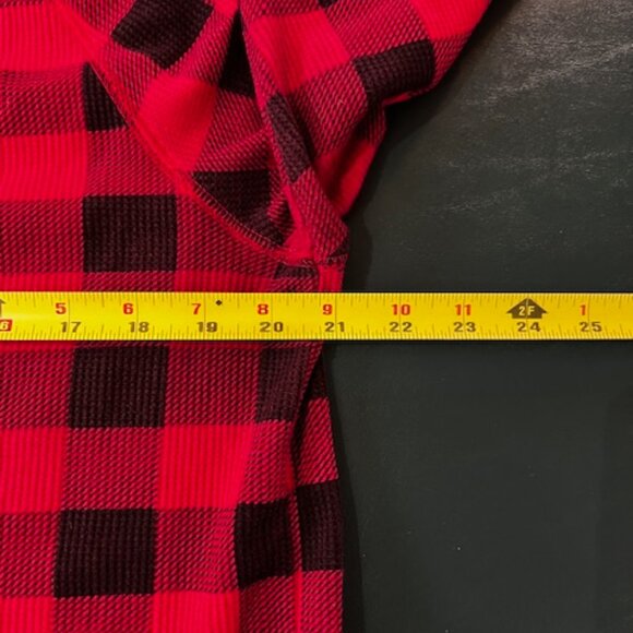 Closet Clearance Plus Size Buffalo Plaid Crew Neck - Picture 5 of 6